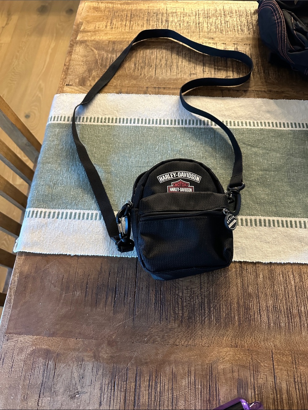 Harley-Davidson Black Crossbody Utility Bag
